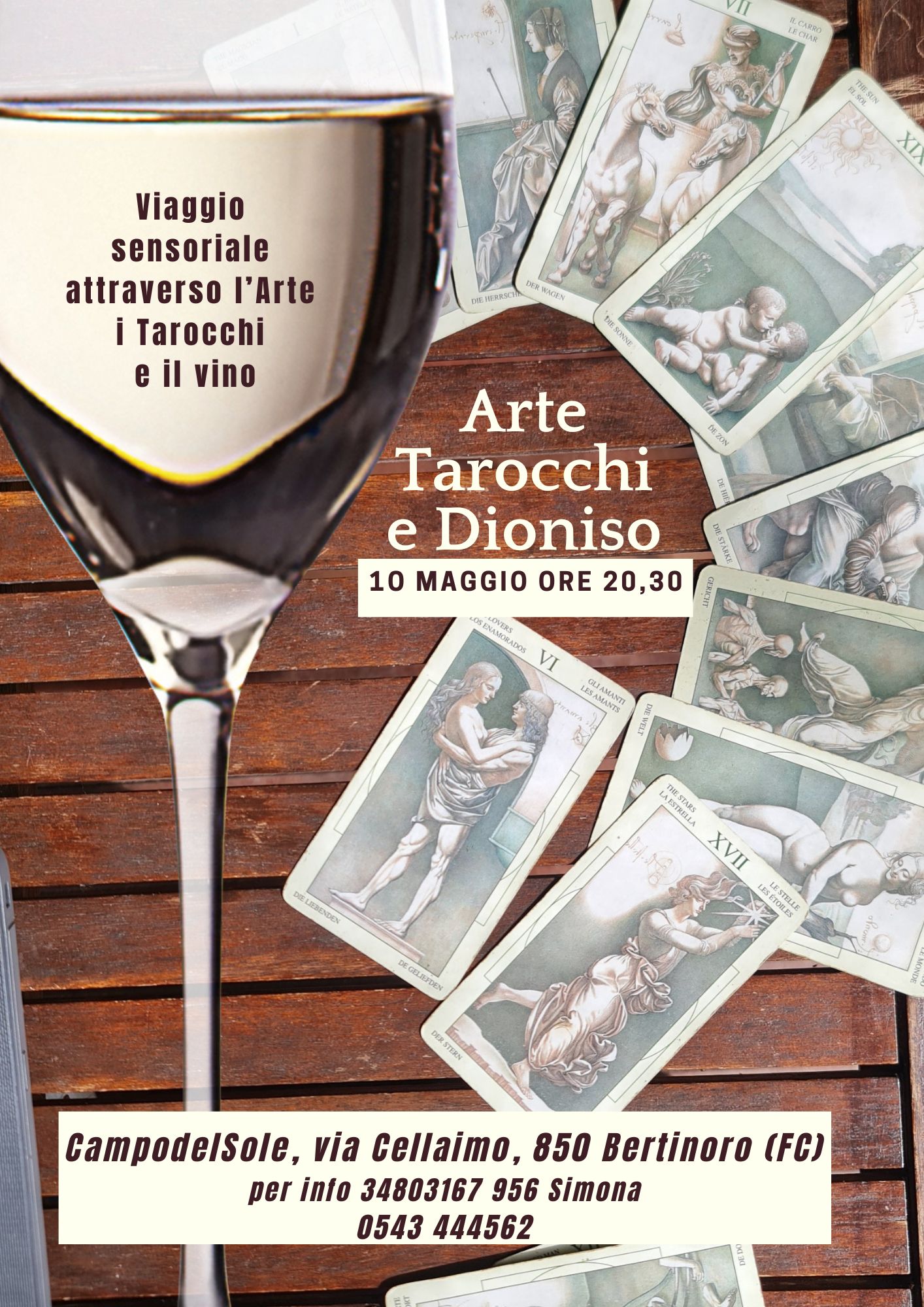 ARTE TAROCCHI E DIONISO
